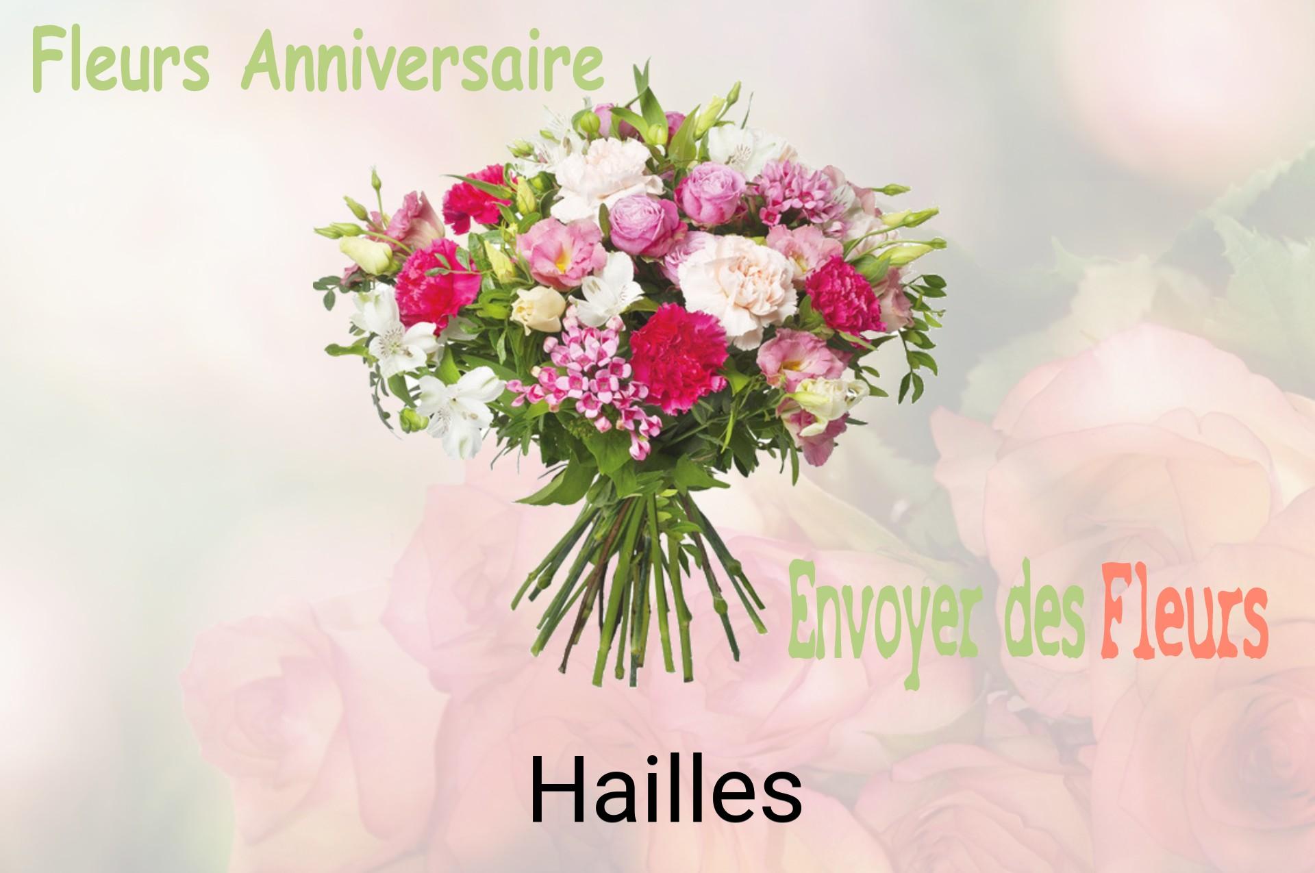 Bouquet de fleurs d’anniversaire livré à Hailles